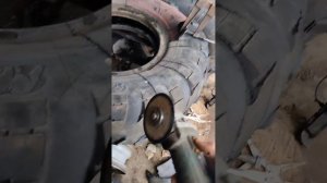 обдирка колёс газ 66 для вездехода.