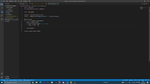 Welcome Messages - (Nextcord.py Examples - EP1) смотреть онлайн
