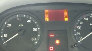 Как убрать "ключик" с панели приборов РЕНО