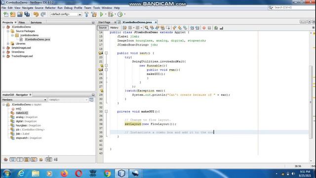 Java the complete Reference Ninth Edition (Chapter 32) Example (10) JCombo Box смотреть онлайн