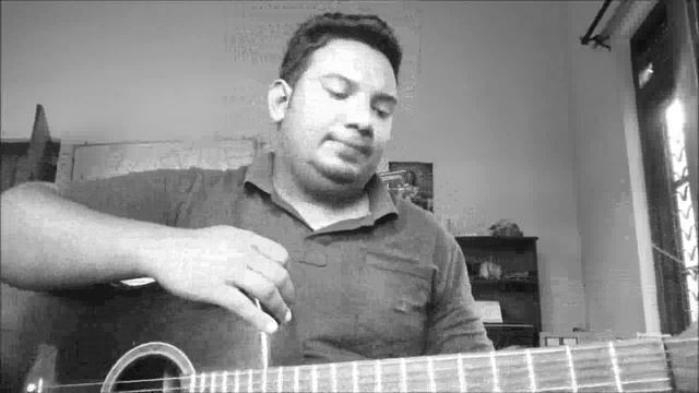 Chakithaya Guitar lesson on Cm смотреть онлайн