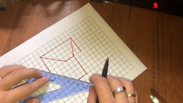 Как нарисовать 3Д куб? How to Draw a Cube 3D Trick art on Graph paper #урокирисования #drawing #art смотреть онлайн
