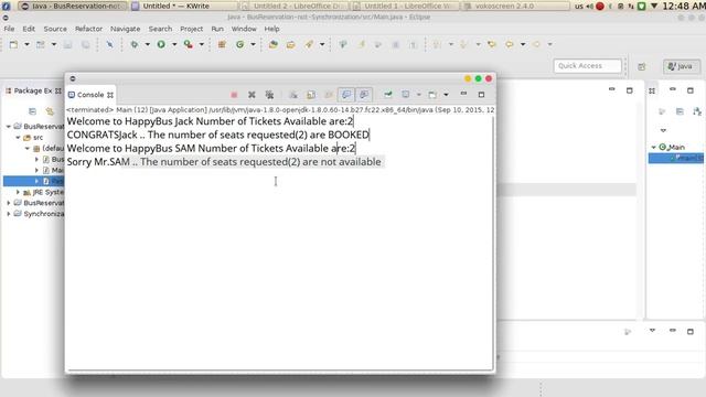 149 Java advanced Synchronization examples امثلة عن التزامن смотреть онлайн