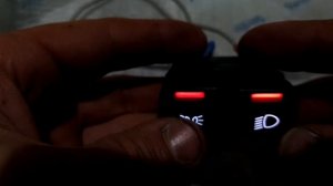 Клавиша габаритов и ближнего на ВАЗ 2114 с индикацией ближнего