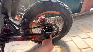 Подтяжка цепи на Китайских мотоциклах, пробег 100км , FUEGO TEKKEN 250