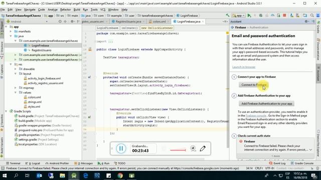 Authentication y Realtime Database con Firebase смотреть онлайн