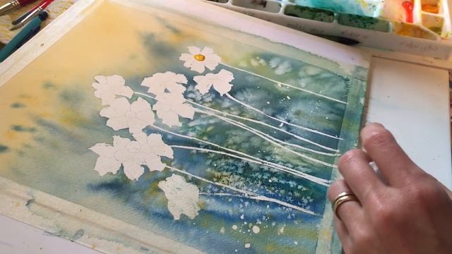 Beginning Watercolor Project - Daisies смотреть онлайн