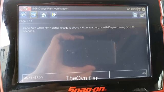 P0108 MAP SENSOR SIGNAL HIGH смотреть онлайн