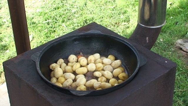 Говядина с овощами в казане смотреть онлайн