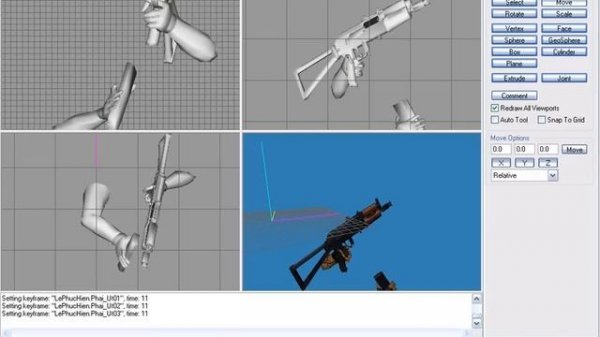 How to make animation for skin CS 1.6 with MilkShape 3D ?