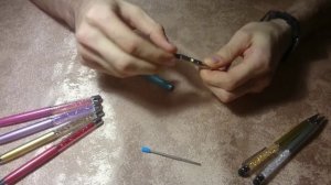 Как поменять стержень в ручке Swarovski с кристаллами