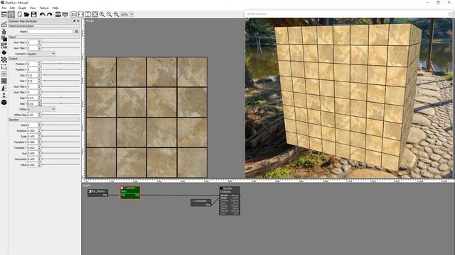 Create seamless tiles with Common Tiles node in PixaFlux смотреть онлайн