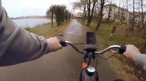 ТЕСТ ВЕЛОСИПЕДА С БЕНЗИНОВЫМ ДВИГАТЕЛЕМ ИЗ КИТАЯ