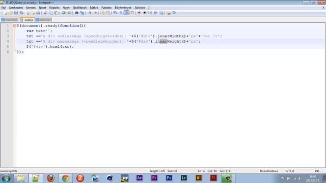 jQuery #54 - width() height() 2 смотреть онлайн