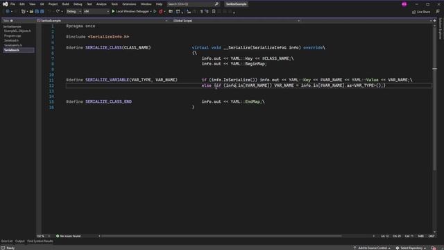 Serialization With Macros | C++ Tutorials смотреть онлайн