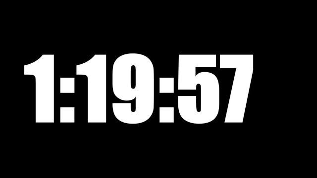 2 HOUR 40 MINUTE TIMER • 160 MINUTE COUNTDOWN TIMER ⏰ LOUD ALARM ⏰