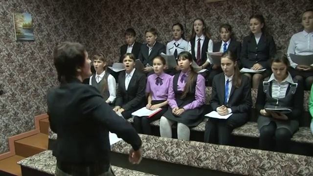 Открытый урок в ДШИ Хоровое пение смотреть онлайн