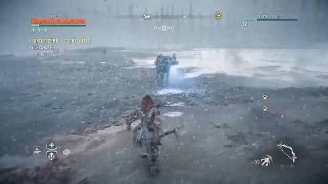 Horizon Zero Dawn™ Complete Edition- Stone Yield Bandit Camp Attack with Chargers Walkthrough смотреть онлайн