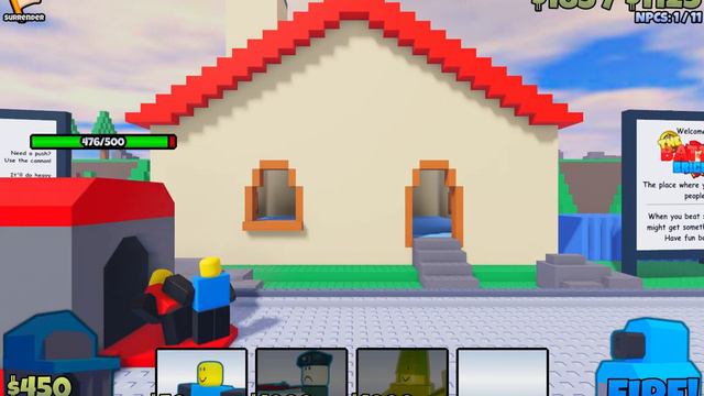 Roblox: The Battle Bricks: Papaler and Golden Hammer Battler смотреть онлайн