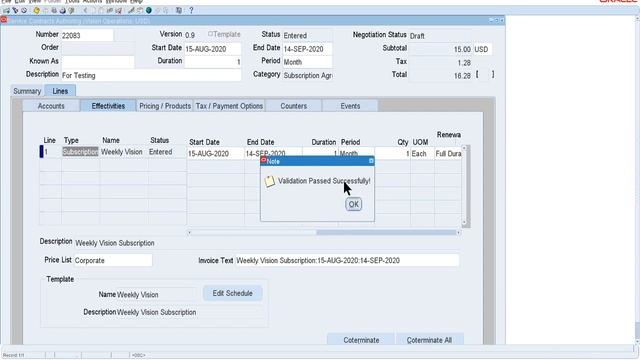 Oracle Service Contract : Service Contract Subscription Complete Flow and Inventory setup смотреть онлайн