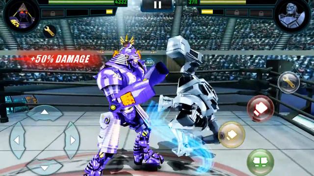 Real Steel WRB Noisy Boy VS Abandon NEW Robot updating (Живая Сталь) смотреть онлайн