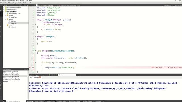 C++ Qt 88 - QCheckBox(2) смотреть онлайн