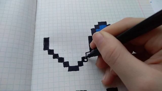 Рисуем кавайное сердечко по клеточкам.Пою новогоднюю песню:)МЕГА СФЕРА смотреть онлайн