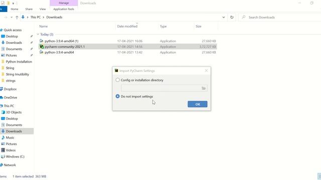 Python Tutorial: PyCharm Installation смотреть онлайн