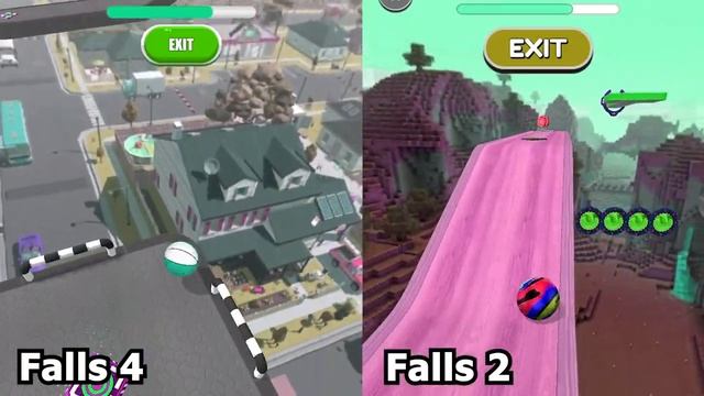Going Ball vs Sky Rolling Balls: How Many Times Will Balls Fall on Random Levels? New Race-233 смотреть онлайн