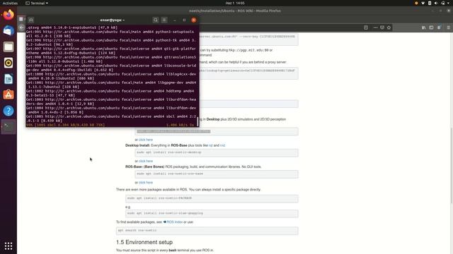 Install ROS Noetic + Gazebo 10 on Ubuntu 20.04 смотреть онлайн