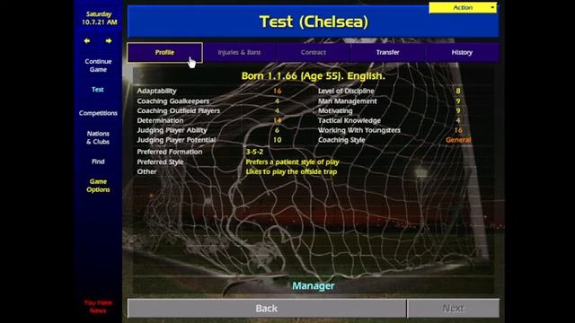 Championship Manager 01-02 - Human Manager Attributes смотреть онлайн