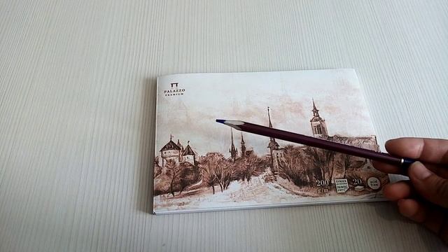 Блокнот для скетчей Палаццо премиум/Palazzo premium и карандаш "лак синий Vista-Artista - обзор смотреть онлайн