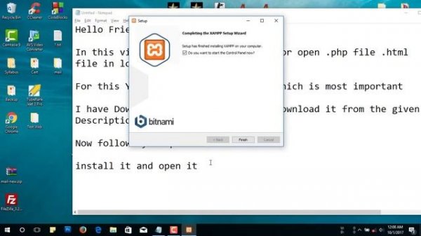How to run php or html file in localhost | YouTube Crackbox