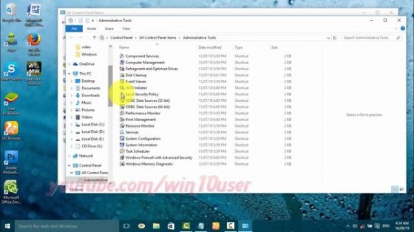 Windows 10 : How to Start or Stop Web Client Service