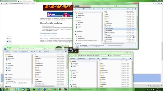 How To Install MCP for Minecraft 1.2.5 смотреть онлайн