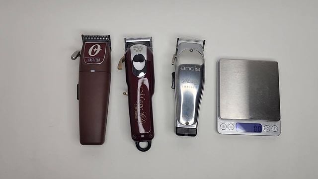Oster Fast Feed Cordless Vs Andis Master Cordless Vs Wahl Magic Clip Cordless Noise, Weith, Knife