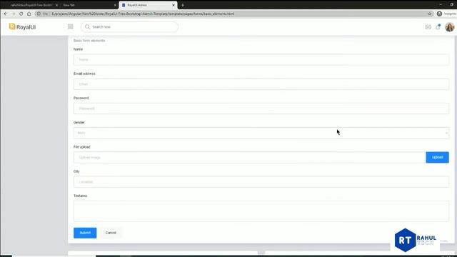 Free Admin Panel Template with HTML, CSS, JS смотреть онлайн