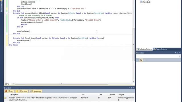 Visual Studio, Visual Basic - Currency Converter Part 2 of 2 смотреть онлайн