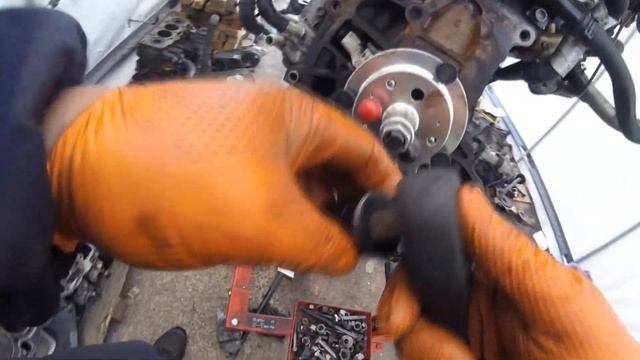 How to install Audi crankshaft oil seal / Как установить сальник коленвала Audi смотреть онлайн
