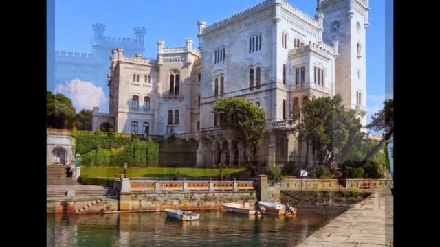 Замок Мирамаре. Италия.