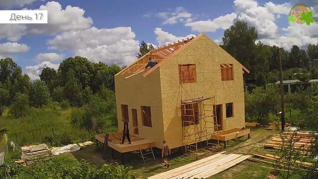 Строительство дома по канадской технологии за 5 минут смотреть онлайн