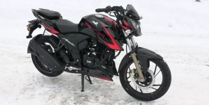 Индийский мотоцикл TVS APACHE 200 4V. Обзор.