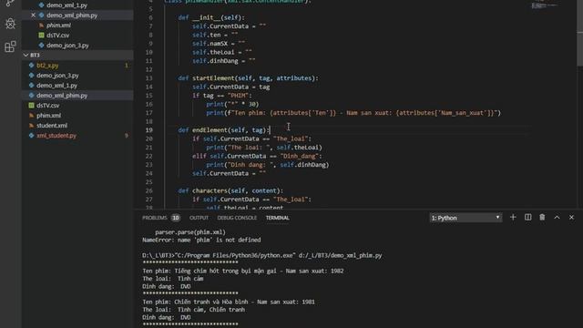 Python - LPY2 - Buoi 3.4 - XML - SAX - DOM - Lập trình nâng cao смотреть онлайн