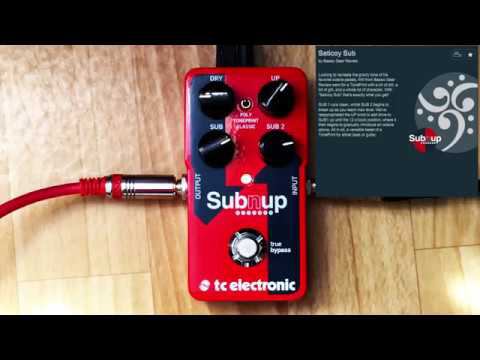 TC Electronic Sub 'n' Up - All Tone Prints On Bass - Pt. 1