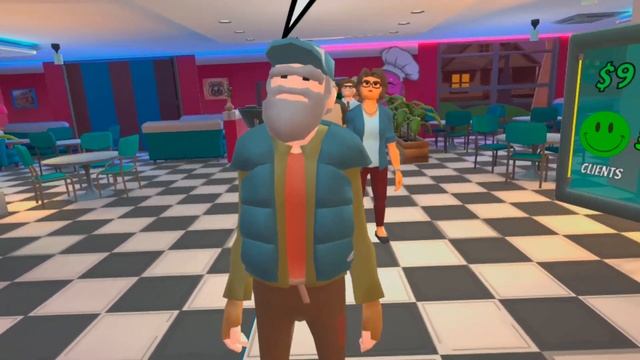 Working In a Restaurant In VR! + Game GIVEAWAY! (Sep's Diner) смотреть онлайн