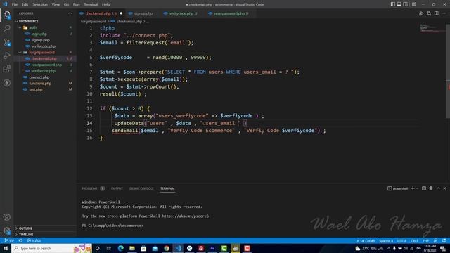 46 - CheckEmail & ResetPassword (Backend) ( Flutter & PHP & MYSQL Ecommerce Arabic) смотреть онлайн