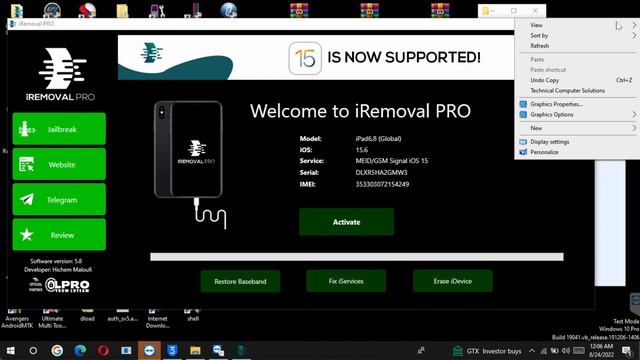 iRemoval PRO iOS 15 Full Bypass - iPads Cellular iOS15 Hello Screen смотреть онлайн