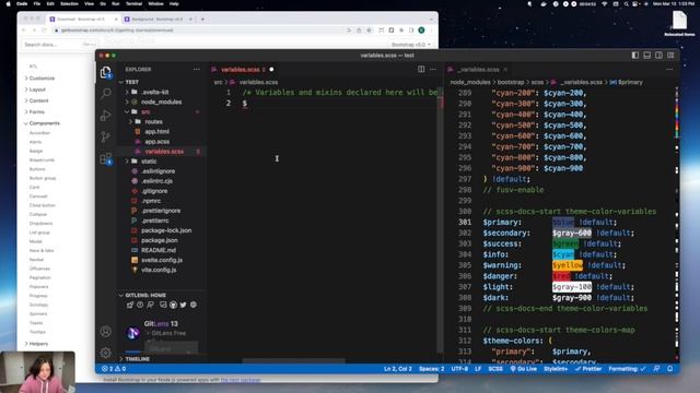 SvelteKit(1.0) | Adding Bootstrap(v5) and Customizing SASS variables смотреть онлайн