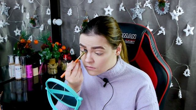 Лучшие тени с Алиэкспресс | Delanci Maelstrom | Фиолетовый макияж смотреть онлайн