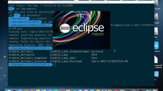Lab 2 Clone and Import Remote Repo to Eclipse смотреть онлайн
